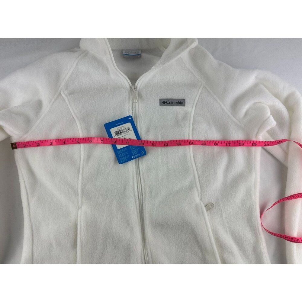 NWT COLUMBIA Women's Benton Springs™ Full Zip Fleece Jacket White Size M - Picture 8 of 9